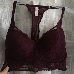 PINK Lace Push Up Bralette